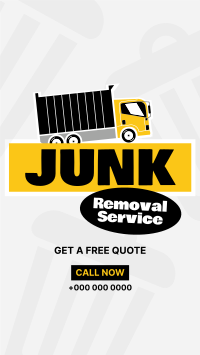 Junk Removal Stickers Instagram Story