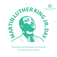 Martin Luther Day Celebration Instagram Post