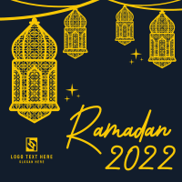 Ornate Ramadan Lamps Instagram Post Design