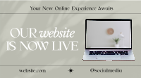 Website Launch Alert Animation