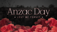 Anzac Poppies Video