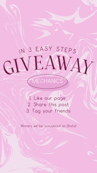 Easy Giveaway Mechanics Instagram Story