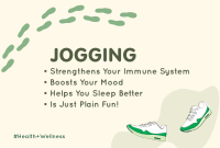 Jogging Facts Pinterest Cover Design