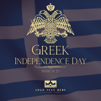 Traditional Greek Independence Day Instagram Post Design