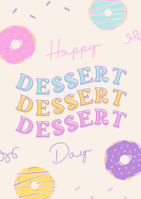 Dessert Day Delights Poster