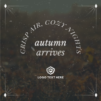 Autumn Arrives Quote Instagram Post