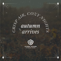 Autumn Arrives Quote Instagram Post Image Preview