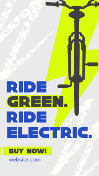 Green Ride E-bike TikTok Video