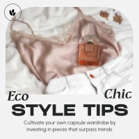 Eco Chic Tips Instagram Post