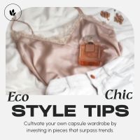 Eco Chic Tips Instagram Post Image Preview