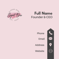 Classy Makeup Wordmark Business Card Image Preview