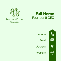 Eco Natural Pattern  Business Card Image Preview