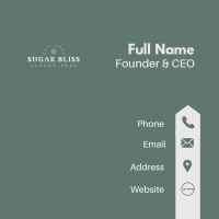Premium Wellness Wordmark Business Card Image Preview