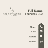 Classy Luxury Lettermark Business Card Image Preview