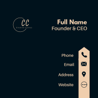 Classy Event Stylist  Business Card Image Preview