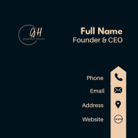 Classy Event Stylist  Business Card Image Preview