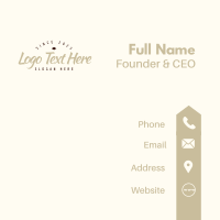 Classic Clothing Business Wordmark Business Card Image Preview