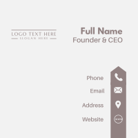 Deluxe Classy Wordmark Business Card Image Preview