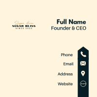 Store Cursive Wordmark Business Card Image Preview