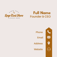 Classic Clothing Brand Wordmark Business Card Image Preview