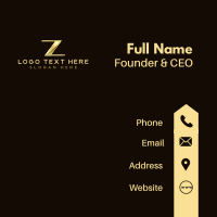 Luxury Metallic Boutique Business Card Image Preview