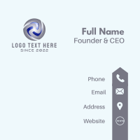 Tech Cryptocurrency App Business Card Image Preview