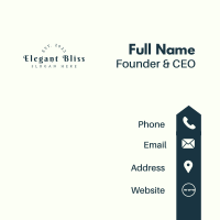 Elegant Classy Wordmark Business Card Image Preview