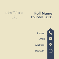 Classy Clothing Brand Business Card Image Preview