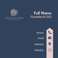 Wellness Classy Lettermark Business Card Image Preview