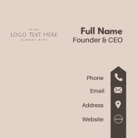 Classy Business Wordmark Business Card Image Preview