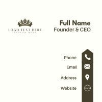 Elegant Royal Crown Business Card Image Preview
