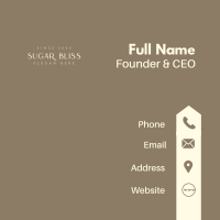 Elegant Neutral Brand Business Card Image Preview