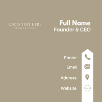 Premium Corporate Wordmark Business Card Image Preview