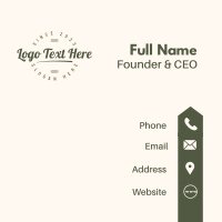 Beachwear Branding Wordmark Business Card Image Preview