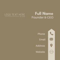 Classic Stylish Wordmark Business Card Image Preview