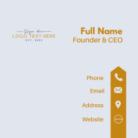 Generic Simple Wordmark Business Card Image Preview