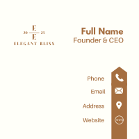 Classy Elegant Lettermark Business Card Image Preview
