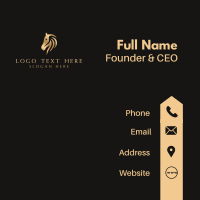 Classy Equine Horse Business Card Image Preview
