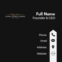 Classic Store Wordmark Business Card Image Preview