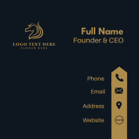 Luxury Stallion Horse Business Card Image Preview