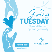 Give back this Giving Tuesday Instagram Post