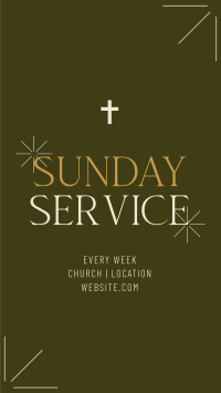 Earthy Sunday Service Facebook Story