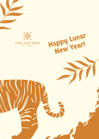 Lunar Tiger Greeting Flyer