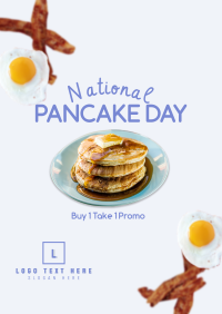 Breakfast Pancake Poster