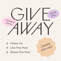 Join & Win Giveaway Instagram Post