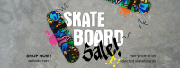 Streetstyle Skateboard Sale Facebook Cover Design