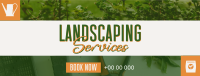 Landscape Garden Service Facebook Cover