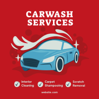 Carwash Services List Instagram Post