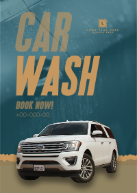 Car Wash Professional Service Flyer