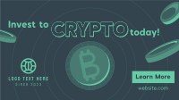 Retro Crypto Invest Facebook Event Cover